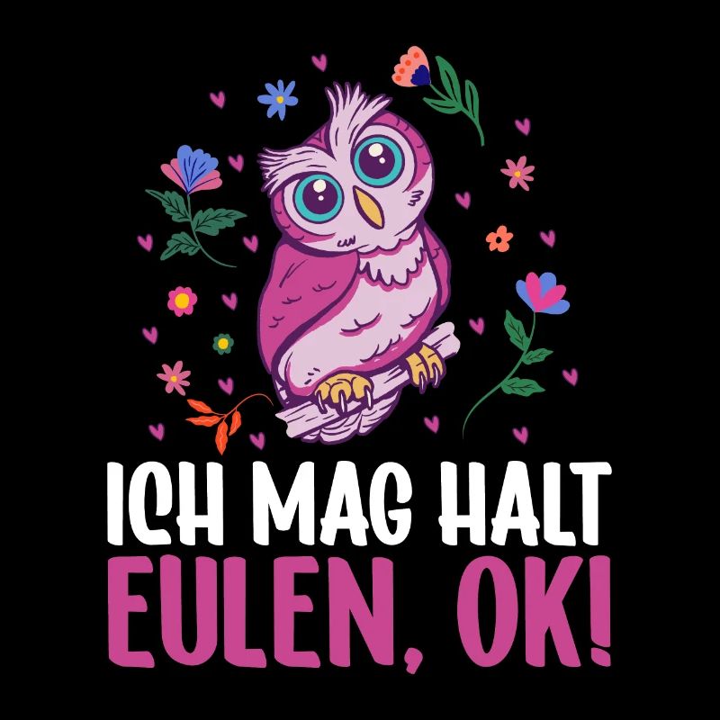 ich mag halt eulen Mädchen Eule
