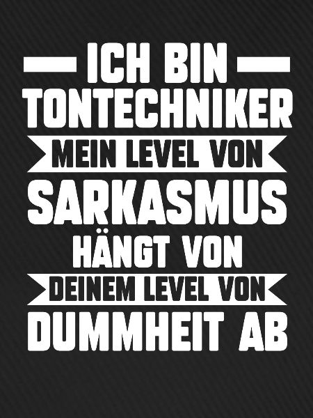 Toningenieur Tontechnik Tontechniker