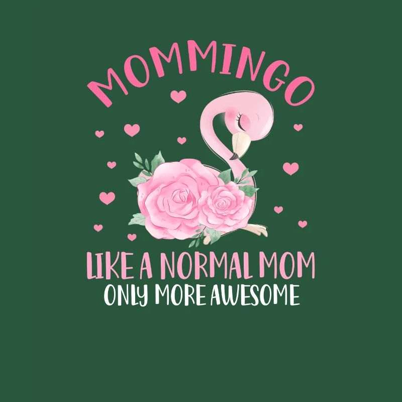 Flamingo Mutter Pink Vogel Muttertag Geschenk
