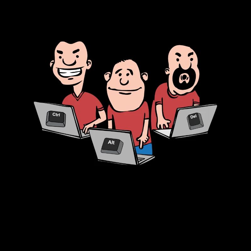 Ctrl alt del hack ordinateur informaticien