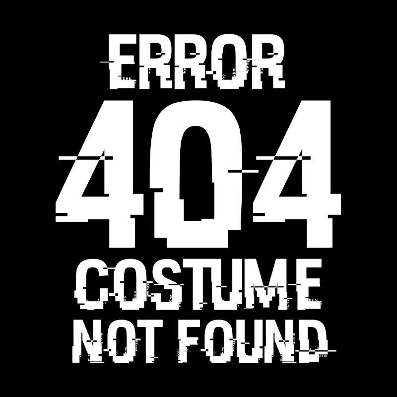 Lustige Nerds Halloween Geschenke Fehler 404 Kostüm nicht