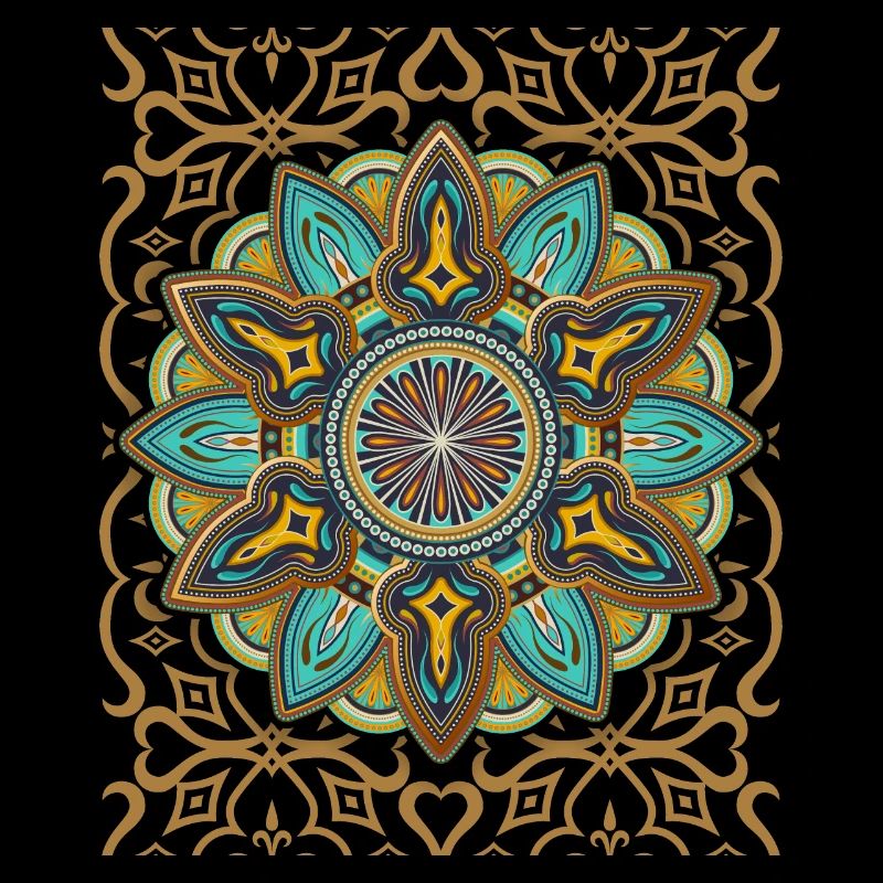 Mandala Design, Mandala 3D, Arabesque Vintage