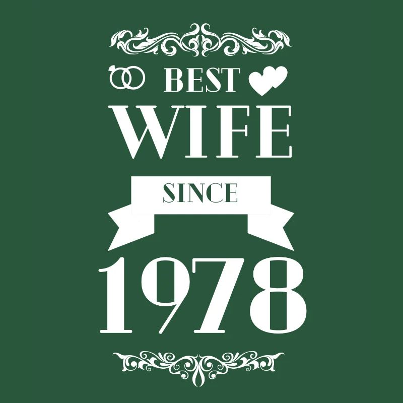 Beste Ehefrau seit 1978 Hochzeitstag