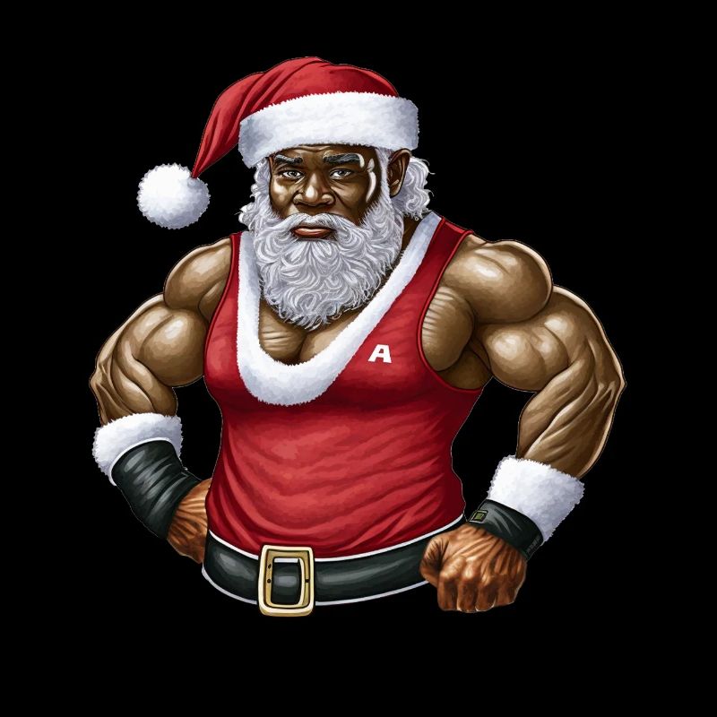 Weihnachtsmann Schwarzer Weihnachtsmann