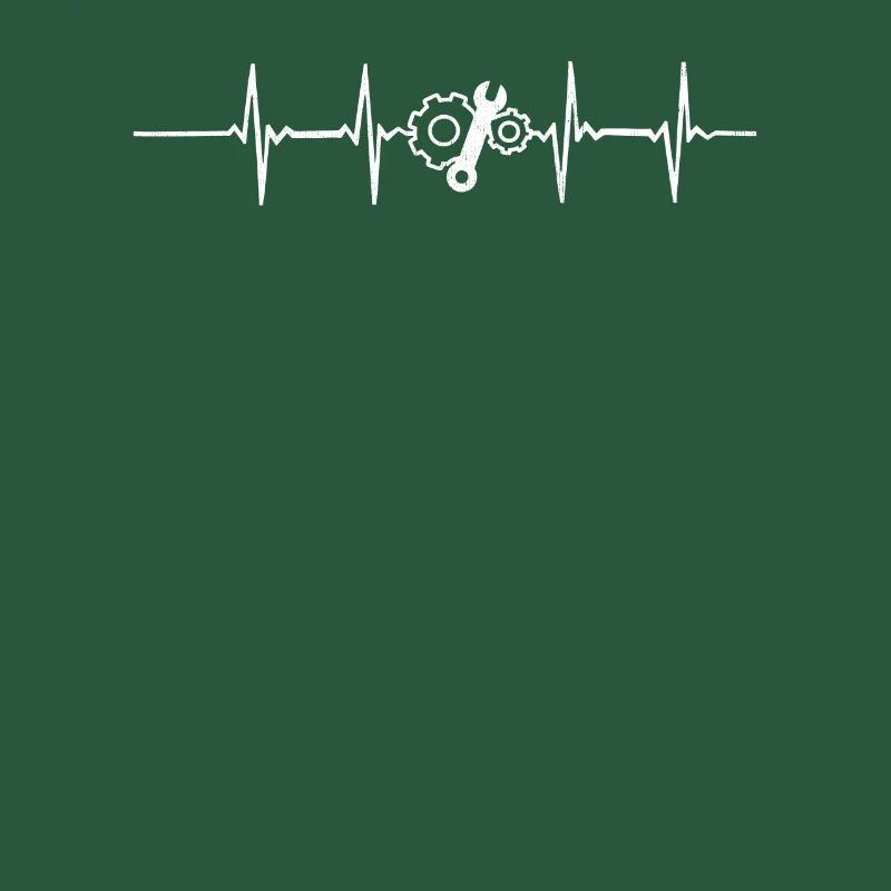 Cool Engineer Heartbeat Funny Mechanical Engineer