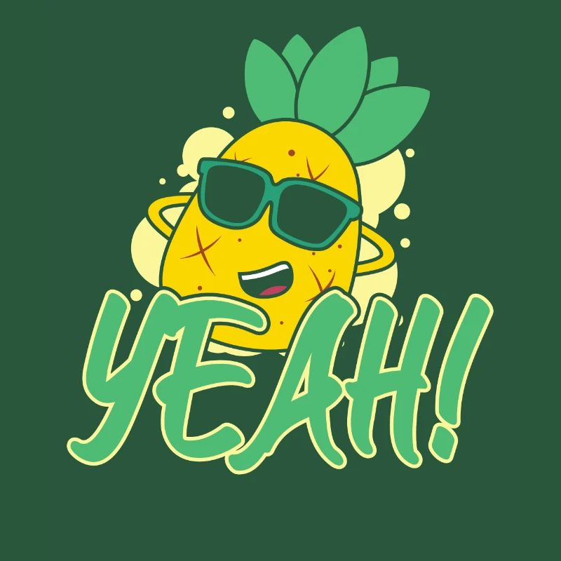 Yeah Relaxed Chill Pineapple