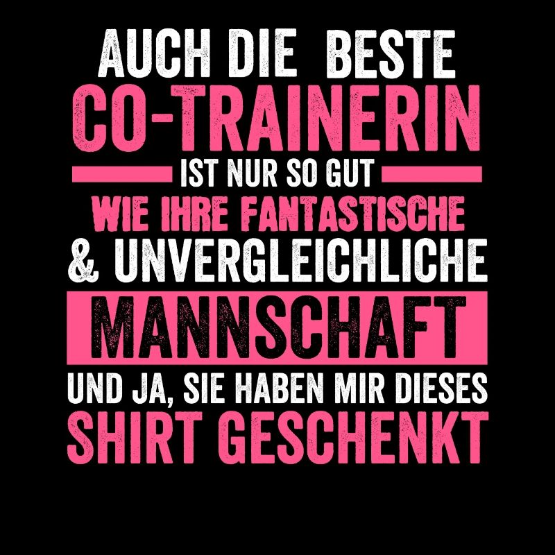 Co-Trainerin Sport Coach Geschenk