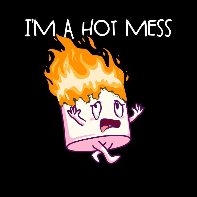 Ich bin ein hei�es Chaos S'Mores Marshmallow Campi