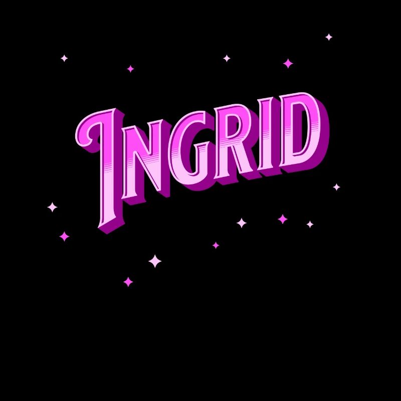 Ingrid name personalized