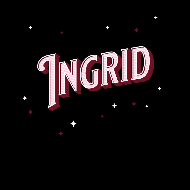 Ingrid name personalized