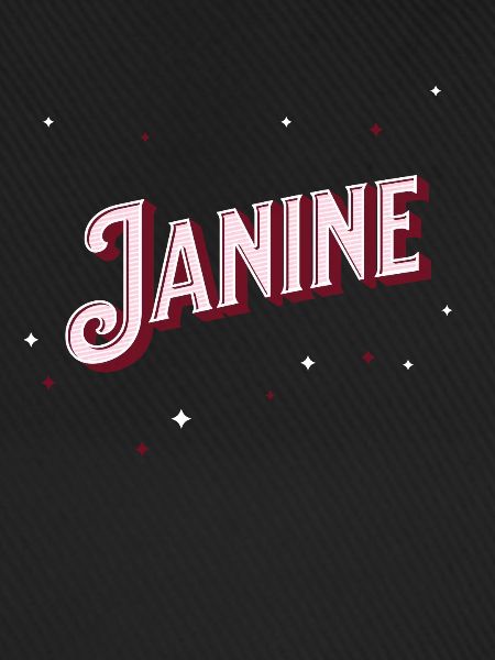 Janine name personalized