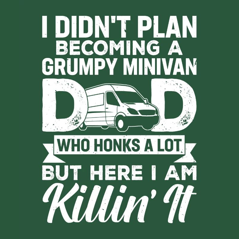 Daddy Working Drives Minivan Dad Lifestyle Geschen