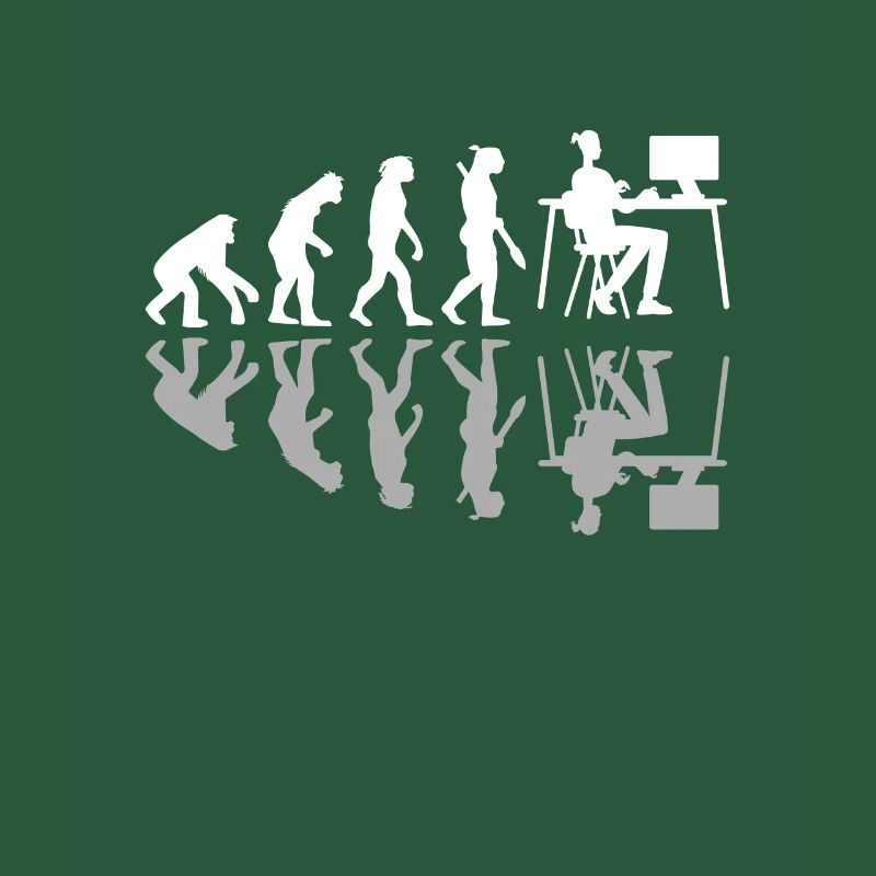 Human Evolution Web Designer Humor Digital Design