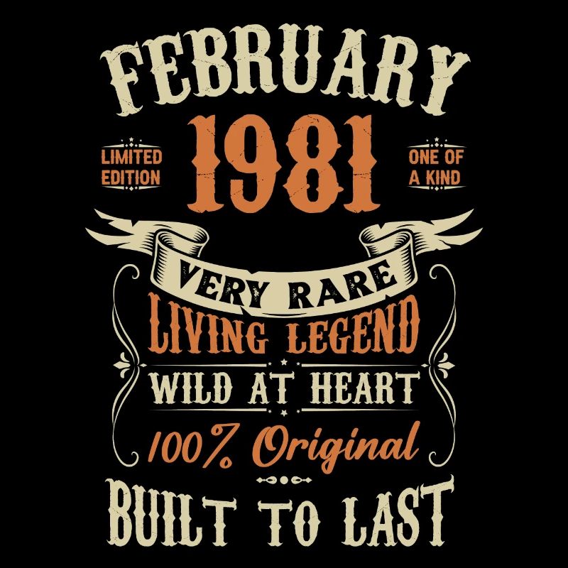 Februar 1981 Geburtstagsgeschenk