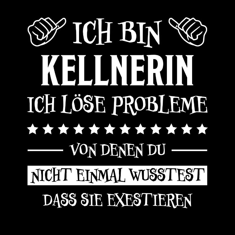 Kellnerin Lustig Spruch Serviererin Beruf Geschenk