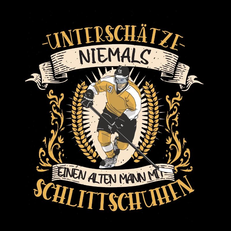 Eishockey Eishockeyspieler Schlittschuhe Geschenk