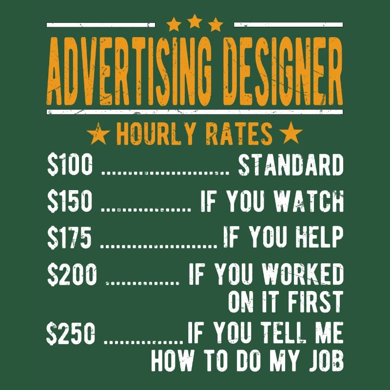 Werbedesigner Stundenlohn