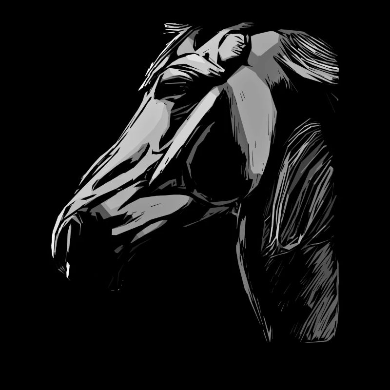 Motif d’animal de cheval
