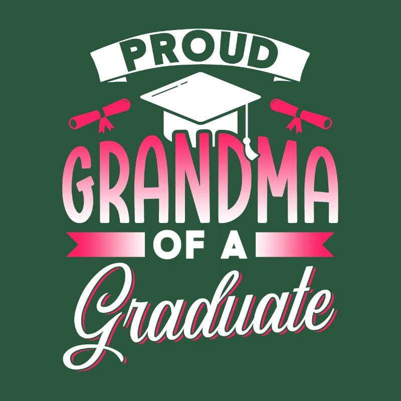 Stolze Großmutter Eines Absolventen Absolvent