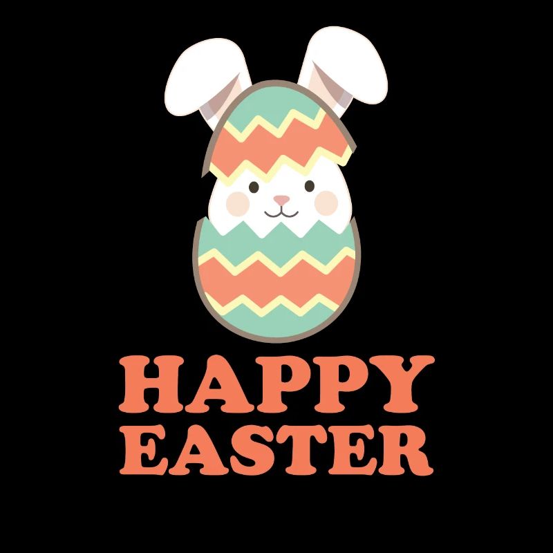 Happy Easter Painting Easter Eggs