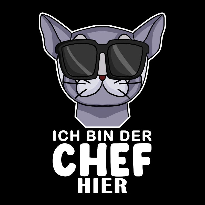 coole Katze - Britisch Kurzhaar Spruch
