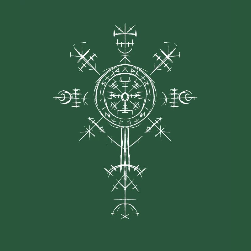 Celtic Vikinger Vegvisir compas Vikings