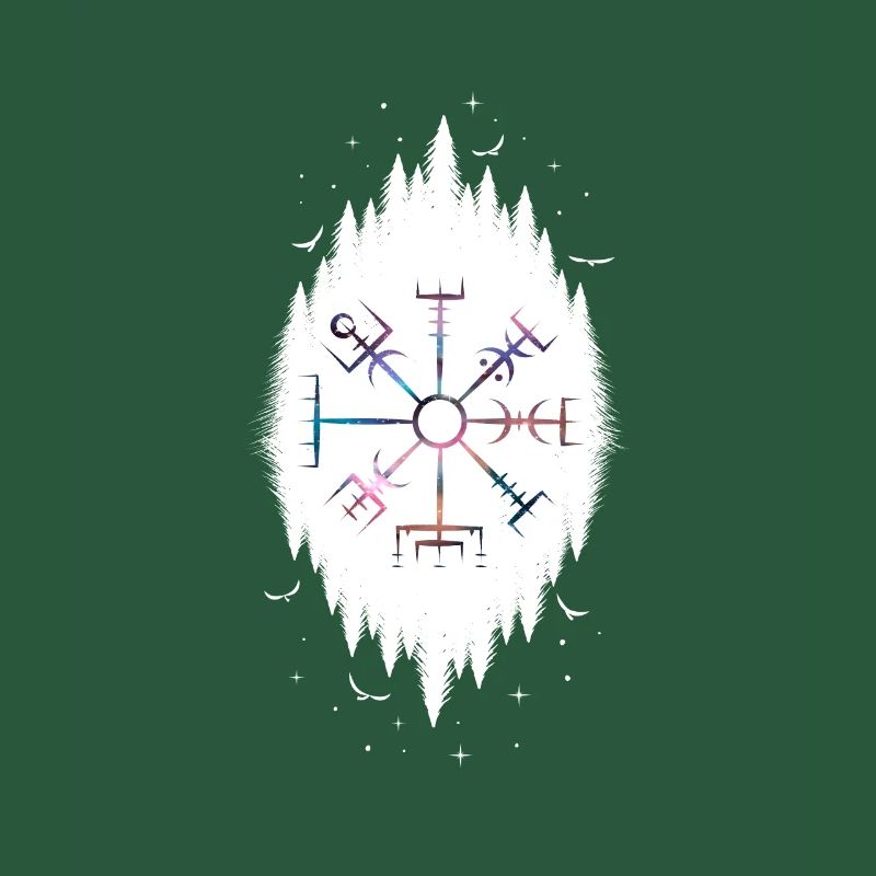 Celtic Vikinger Vegvisir compass Vikings