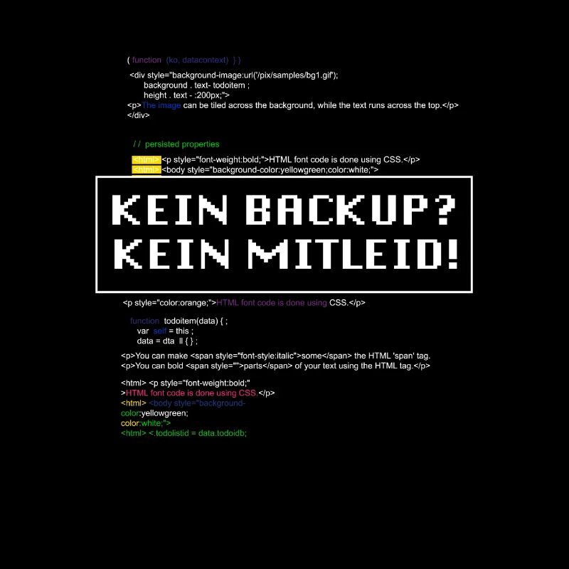 Kein Backup Kein Mitleid IT-Berater Admin