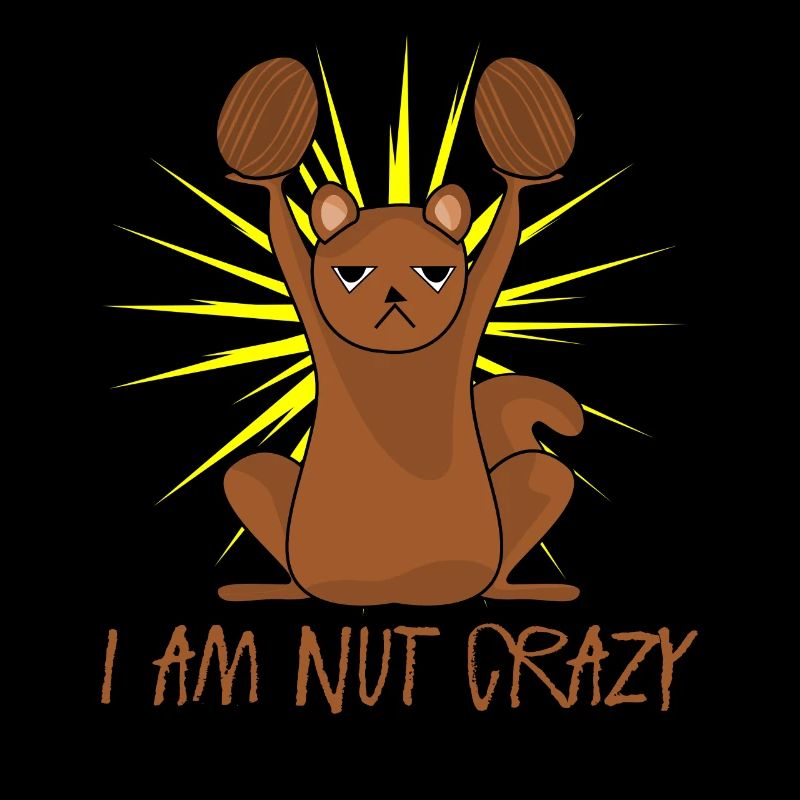 Eichhörnchen Nüsse Crazy Squirrel
