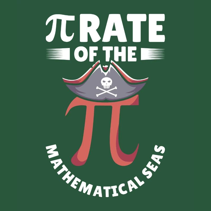 Pi Day Pirate Mathematician Pi Symbol Number Math