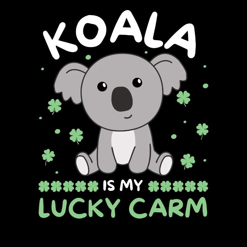 Koala est mon carm chanceux Clover St Patrick’s Day