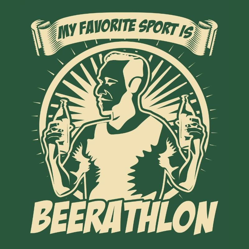 Drinking beer