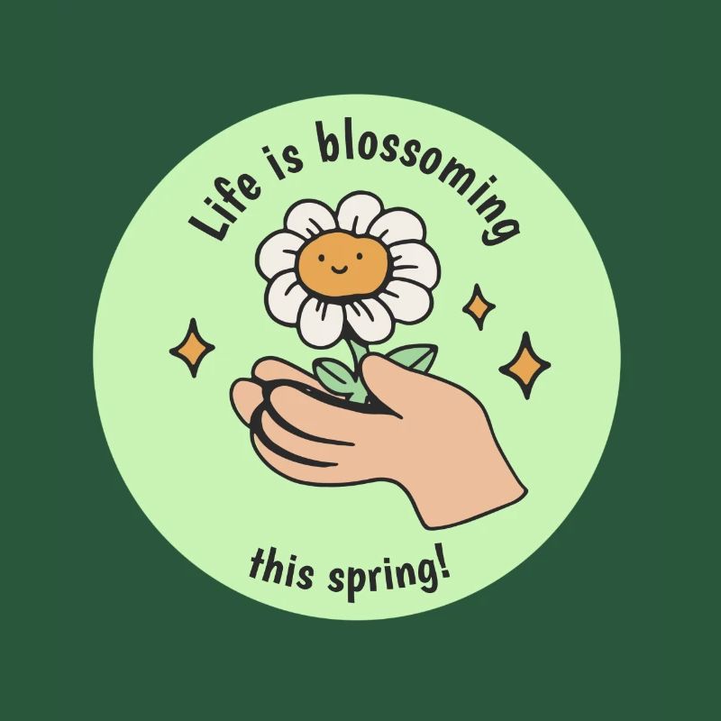 Life Is Blossoming This Spring! Cute Bloom Spring