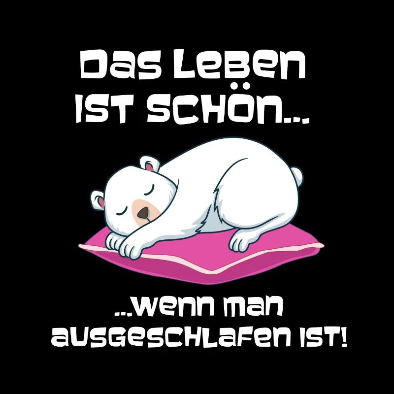 Ausgeschlafen Eisbär Schlafen