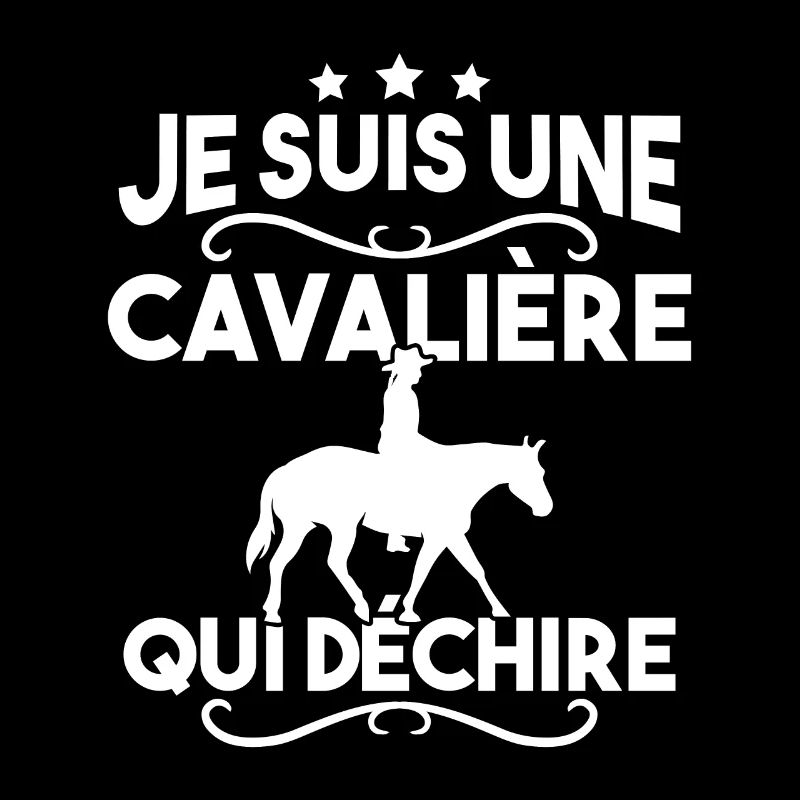 Je suis une cavalière qui déchire