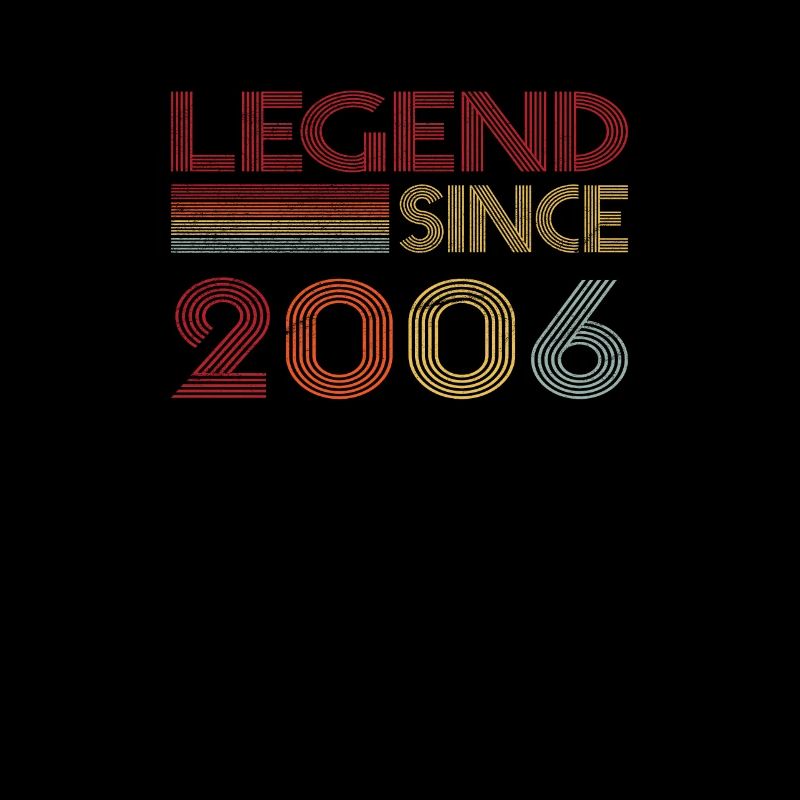 2006 Geburtstag Legend since Retro Vintage