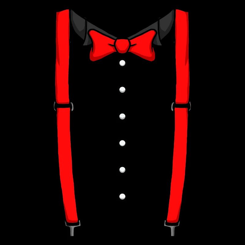 Rote Fliege Hosentr�ger Cummerbund Tuxedo Fliege