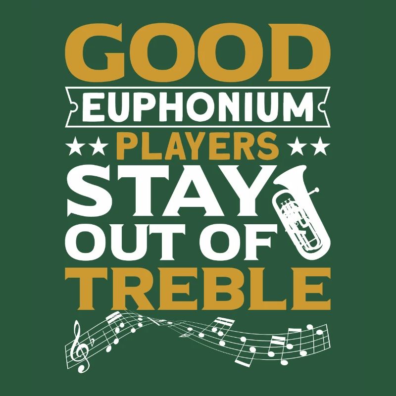 Euphonium Euphoniumspieler Blechbläser Euphonist