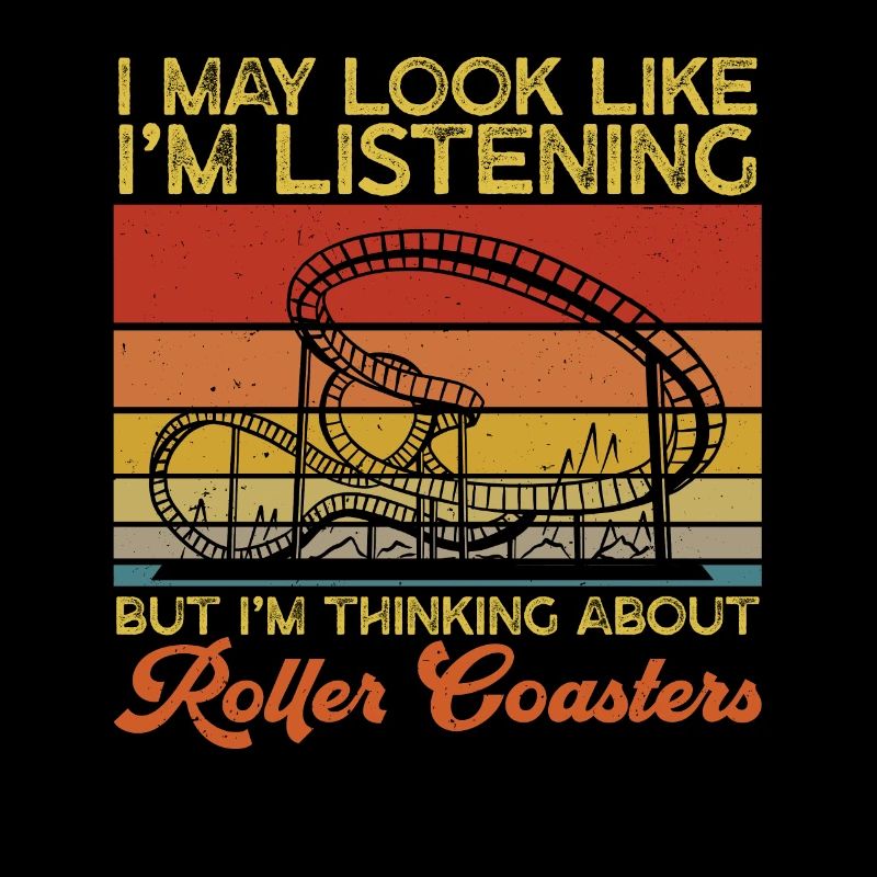 Amusement Park Theme Park Thinking About Roller C