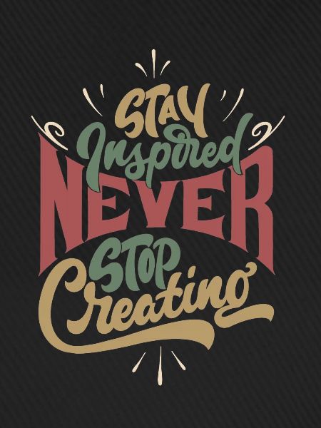 Never Stop Creating, Retro Style