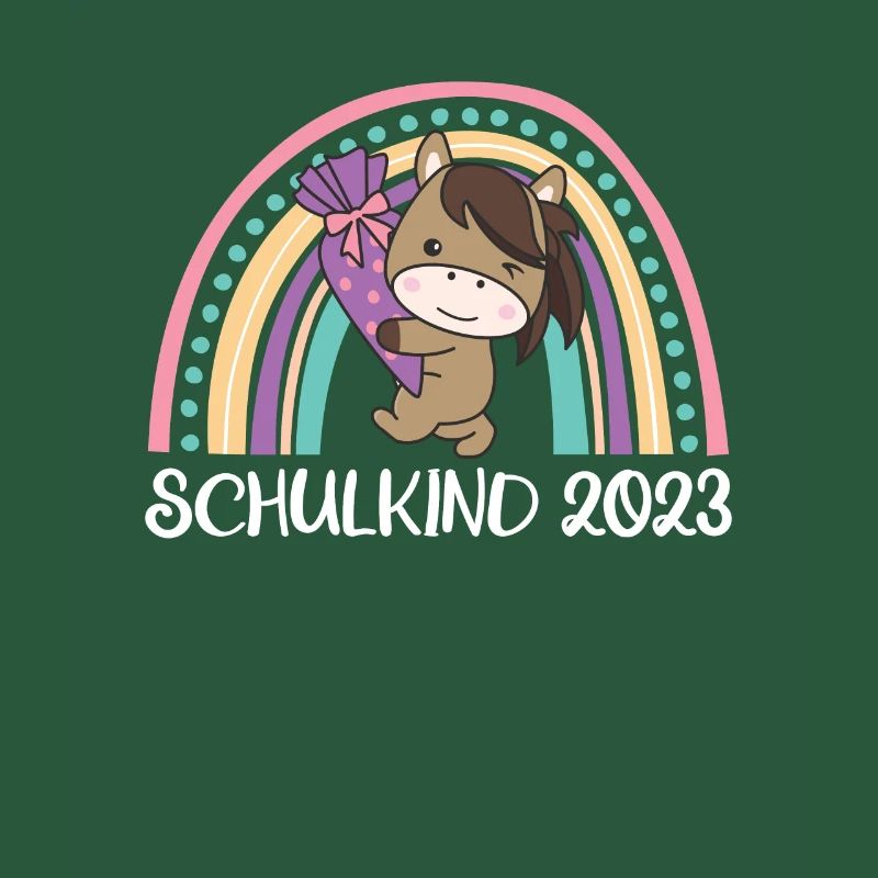 Schulkind 2023 Einschulung Pferd Schule