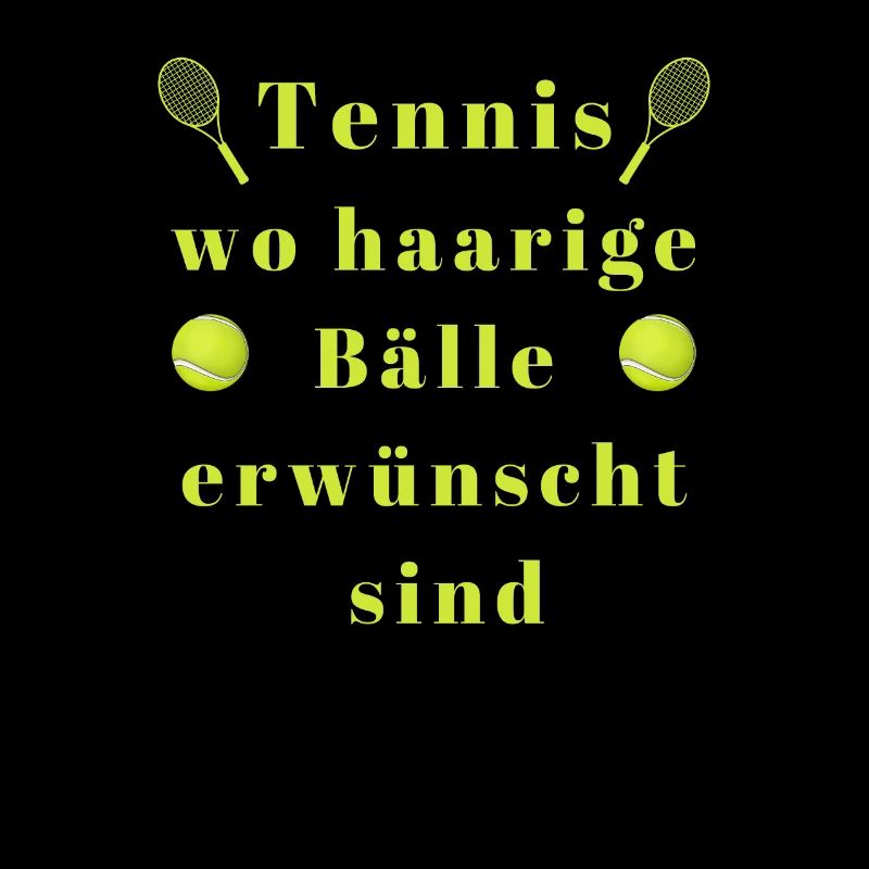 Tennis spielt gerne mit haarigen Bällen
