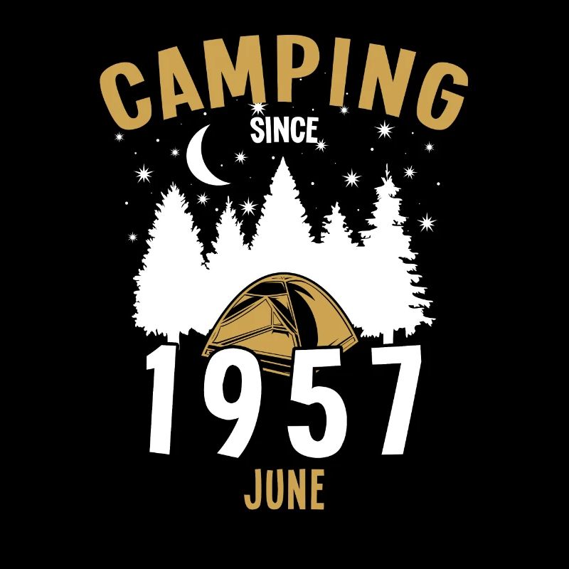 Geburtstag: Camping seit Juni 1957 Zelten
