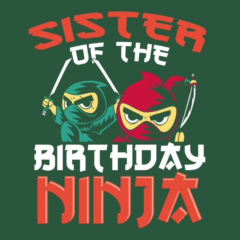 Schwester Des Geburtstags ninja