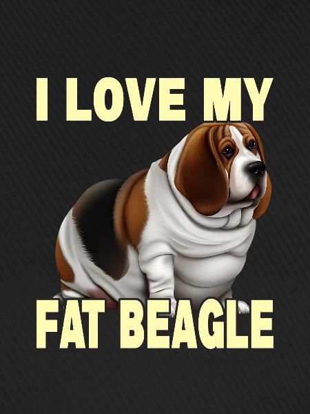 J’aime mon gros beagle