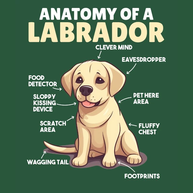 Explication du chien Anatomie d’un Labrador