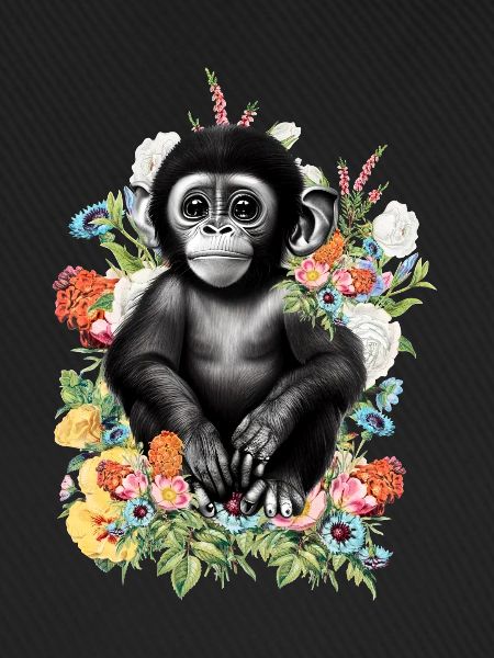 Affe Blumen