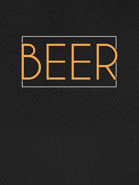 Lettrage de bière