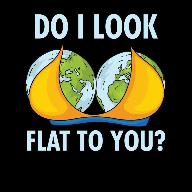 Do I Look Flat To You Funny Flat Earth Science