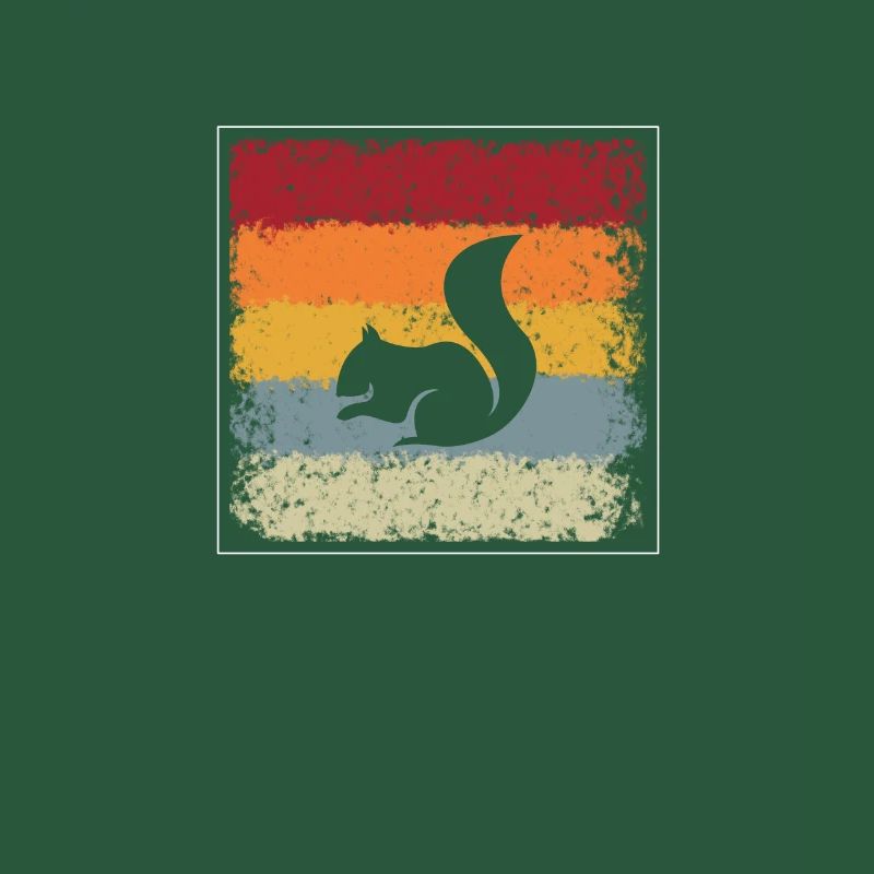 Eichhörnchen Retro